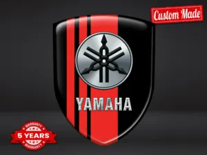 Yamaha Decalcomanie Bombate Edizione Chic Etichette Cupola Top